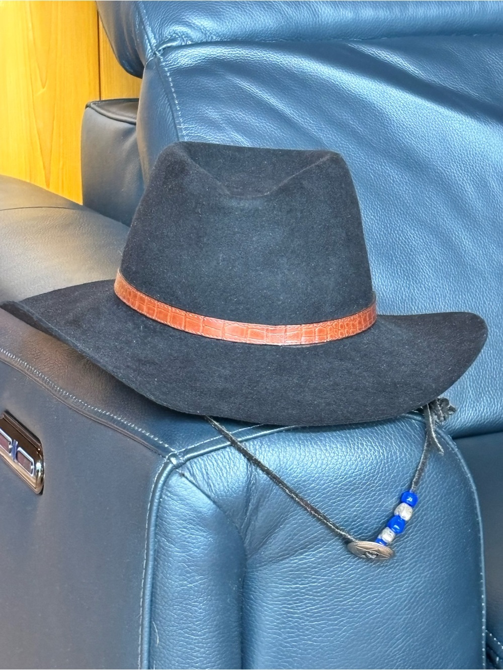 Akubra Black Felt Wool Rancher Hat